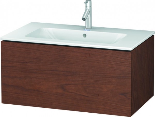 Duravit L-Cube Waschtischunterbau wandhängend Amerikanischer Nussbaum Matt 820x481x400 mm - LC614101