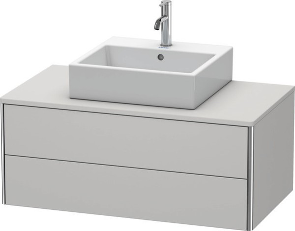 Duravit XSquare Konsolenwaschtischunterbau wandhängend Nordic Weiß Seidenmatt 1000x548x400 mm - XS49