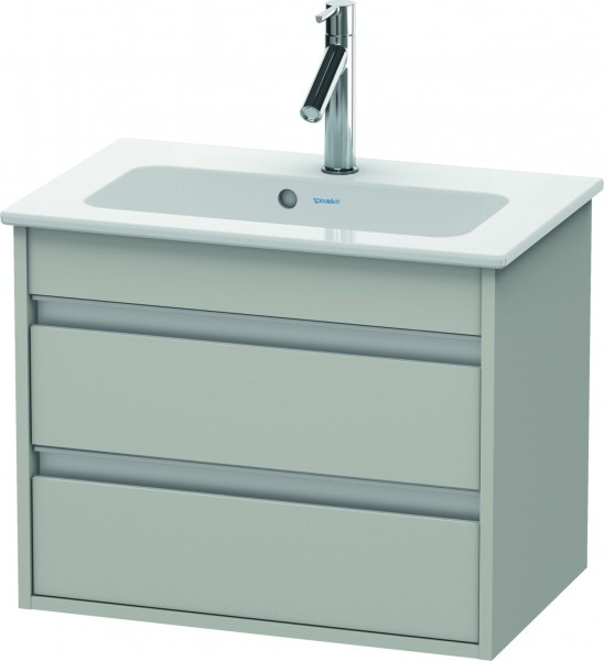 Duravit Ketho Waschtischunterbau wandhängend Betongrau Matt 600x385x480 mm - KT645200707