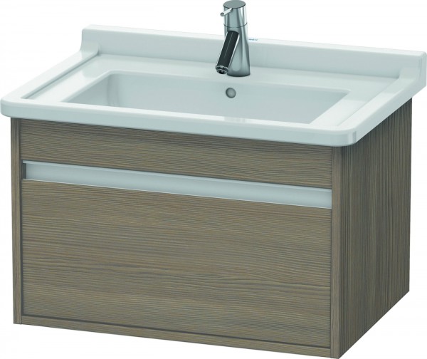 Duravit Ketho Waschtischunterbau wandhängend Eiche Terra Matt 800x455x410 mm - KT666403535