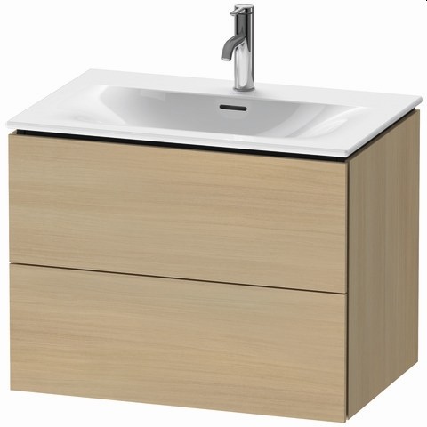 Duravit L-Cube Waschtischunterbau wandhängend Mediterrane Eiche Matt 720x481x550 mm - LC630607171