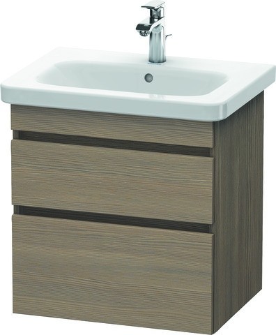 Duravit DuraStyle Waschtischunterbau wandhängend Eiche Terra Matt 580x448x610 mm - DS648003535