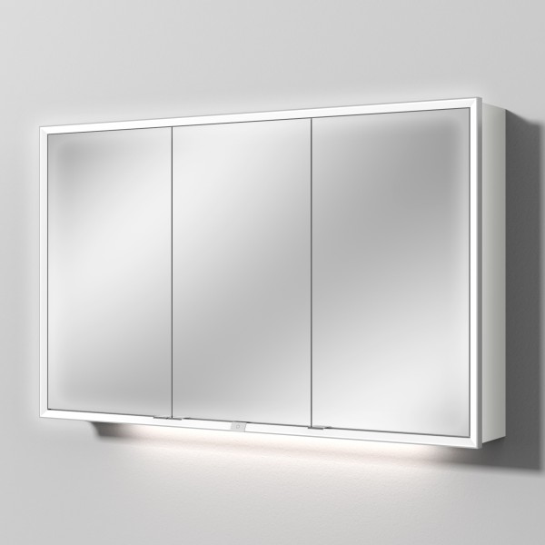 Sanipa Reflection Spiegelschrank MILO 120 mit LED-Beleuchtung, Weiß-Soft, AU03643