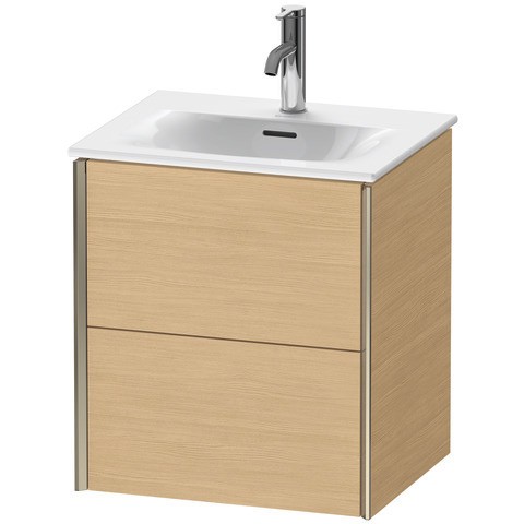 Duravit XViu Waschtischunterbau wandhängend Natur Eiche Matt 510x420x557 mm - XV41310B130