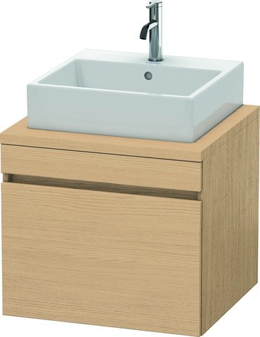 Duravit DuraStyle Konsolenwaschtischunterbau wandhängend Natur Eiche Matt 600x548x512 mm - DS5310030