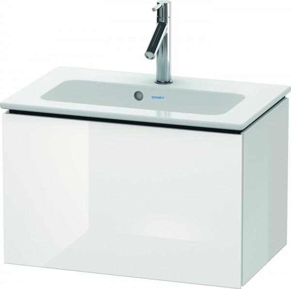 Duravit L-Cube Waschtischunterbau wandhängend Weiß Hochglanz 620x391x400 mm - LC615608585