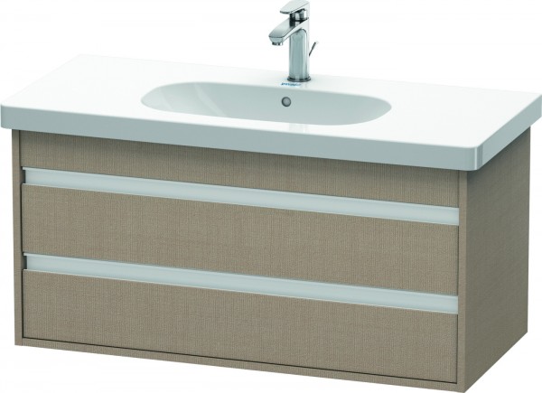 Duravit Ketho Waschtischunterbau wandhängend Leinen Matt 1000x455x480 mm - KT664807575