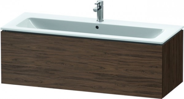 Duravit L-Cube Waschtischunterbau wandhängend Nussbaum dunkel Matt 1220x481x400 mm - LC614302121