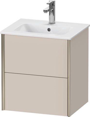 Duravit XViu Waschtischunterbau wandhängend Taupe Matt 510x420x560 mm - XV43150B191