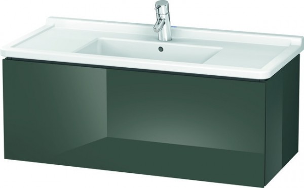 Duravit L-Cube Waschtischunterbau wandhängend Dolomiti Grau Hochglanz 1020x469x408 mm - LC616603838