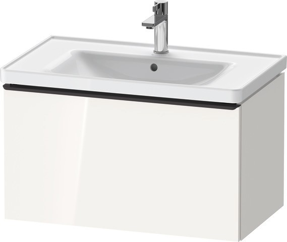 Duravit D-Neo Waschtischunterbau wandhängend Basalt Matt 784x452x440 mm - DE42550BD430000