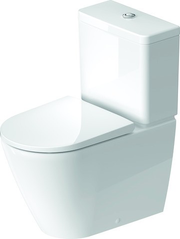 Duravit D-Neo Stand WC für Kombination Weiß Hochglanz 650 mm - 2002090000