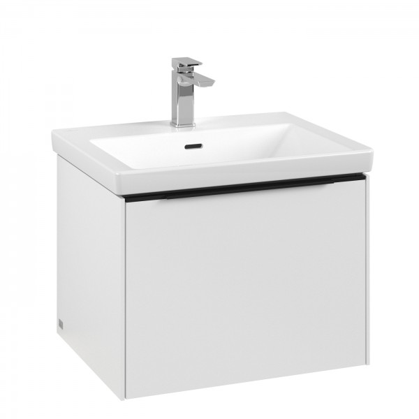 Villeroy & Boch Subway 3.0 Waschbeckenunterschrank, mit Beleuchtung, 1 Auszug, 572 x 432 x 462 mm, P