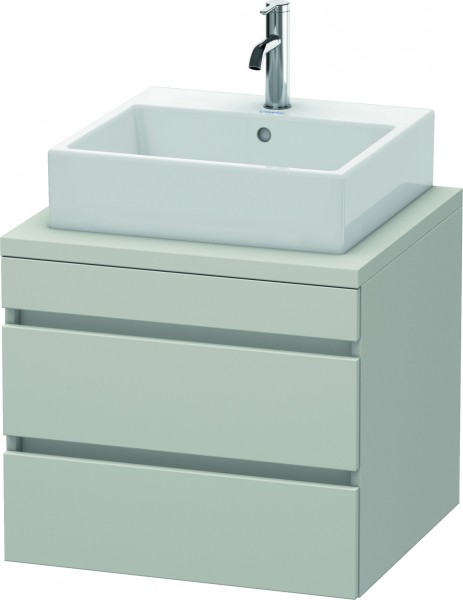 Duravit DuraStyle Konsolenwaschtischunterbau wandhängend Betongrau Matt 600x548x512 mm - DS531500707