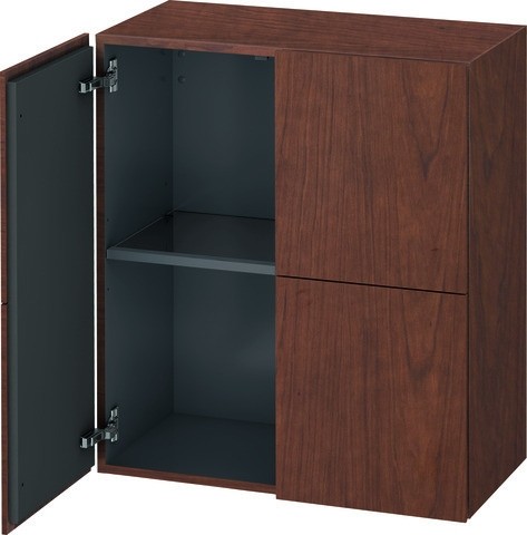 Duravit L-Cube Halbhochschrank Amerikanischer Nussbaum Matt 700x363x800 mm - LC117701313