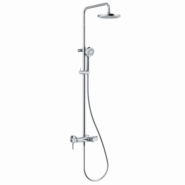 Kludi LOGO EHM Dual Shower System mit Wanneneinlauf chrom, 6808305-00