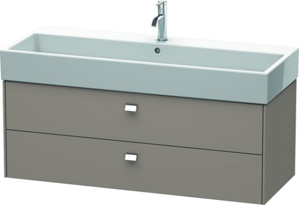 Duravit Brioso Waschtischunterbau wandhängend Basalt Matt 1184x459x442 mm - BR415701043