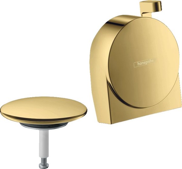 Hansgrohe Ein-, Ab- und Überlaufgarnitur Exafill S Fertigset Polished Gold-Optik, 58117990