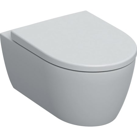 Geberit Wand-Tiefspül-WC iCon 204060, B: 355, T: 530 mm, spülrandlos, 204060000, weiss