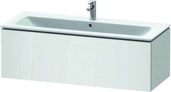 Duravit L-Cube Waschtischunterbau wandhängend Weiß Hochglanz 1220x481x400 mm - LC614308585