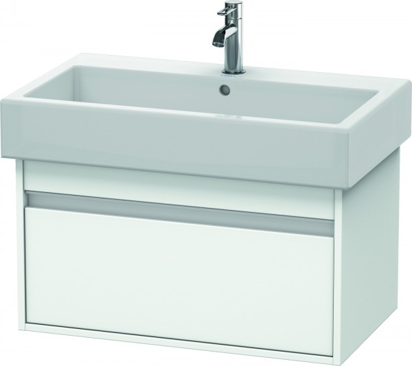 Duravit Ketho Waschtischunterbau wandhängend Weiß Matt 750x440x410 mm - KT668701818