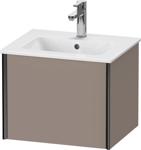 Duravit XViu Waschtischunterbau wandhängend Basalt Matt 510x420x400 mm - XV42150B243