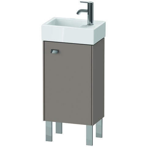 Duravit Brioso Waschtischunterbau bodenstehend Basalt Matt 364x239x570 mm - BR4429R1043