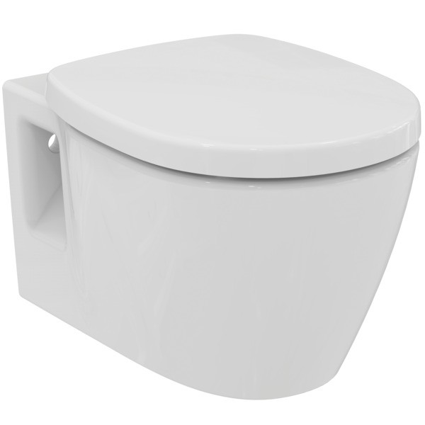 Ideal Standard WC-Paket CONNECT, WC randlos, m.WC-Sitz Softclosing,360x540x340mm,Weiß, K296001