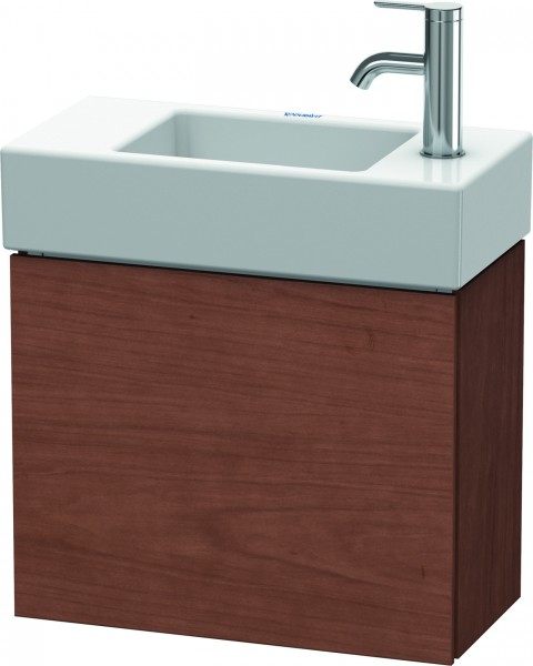 Duravit L-Cube Waschtischunterbau wandhängend Amerikanischer Nussbaum Matt 480x240x400 mm - LC6246R1