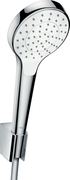 Hansgrohe Brausenset Croma Select S 1jet/ Porter S weiss/chr.Brauseschlauch 1250mm, 26420400