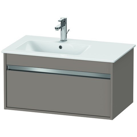 Duravit Ketho Waschtischunterbau wandhängend Basalt Matt 800x475x410 mm - KT641904343