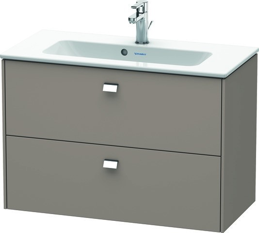 Duravit Brioso Waschtischunterbau wandhängend Basalt Matt 820x389x553 mm - BR411101043