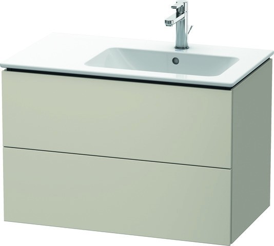 Duravit L-Cube Waschtischunterbau wandhängend Taupe Matt 820x481x550 mm - LC629209191