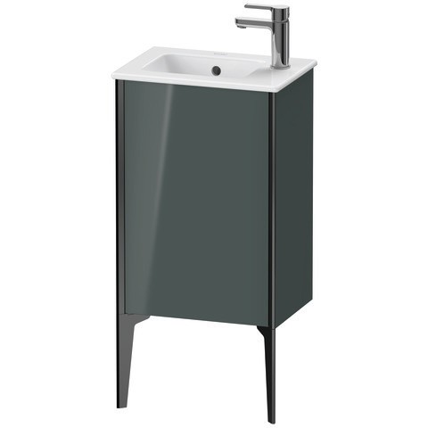 Duravit XViu Waschtischunterbau bodenstehend Dolomiti Grau Hochglanz 410x290x594 mm - XV4480LB238