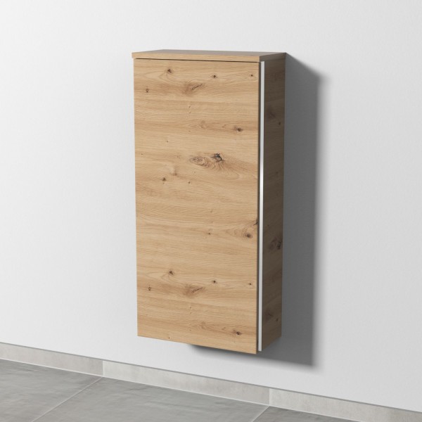 Sanipa 3way Mittelschrank mit 1 Tür, Eiche Natural-Touch, BR17085