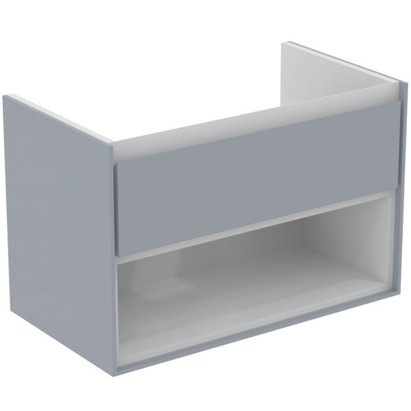 Ideal Standard MWT-Unterschrank CONNECT AIR,1 Ausz., 800x440x517mm, Hellgrau gl.u.matt, E0827EQ