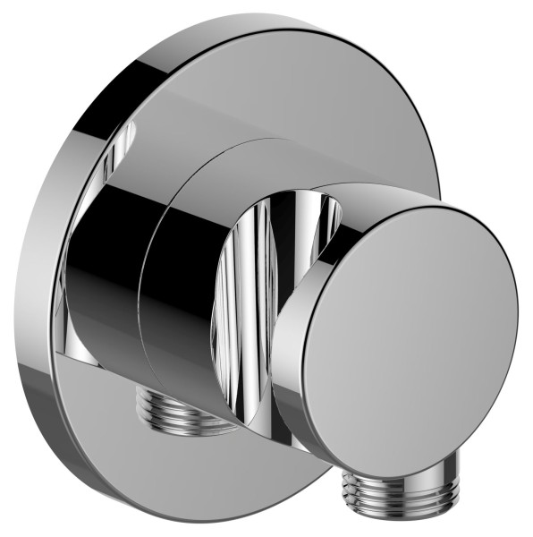 Keuco Schlauchanschluss IXMO 59592, Brausehalter, rund, verchromt, 59592010001