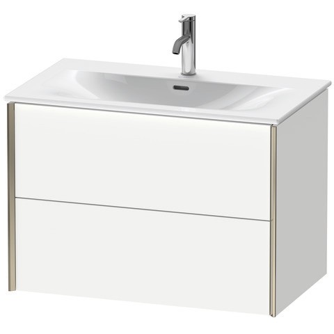 Duravit XViu Waschtischunterbau wandhängend Weiß Matt 810x480x557 mm - XV41340B118