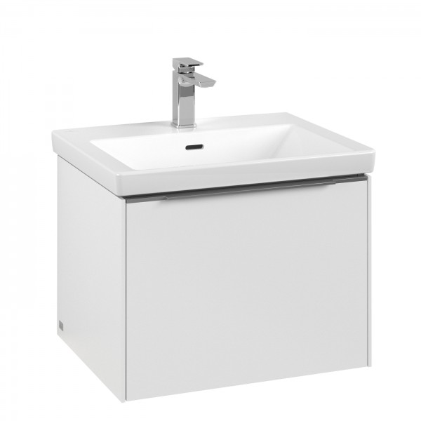 Villeroy & Boch Subway 3.0 Waschbeckenunterschrank, mit Beleuchtung, 1 Auszug, 572 x 432 x 462 mm, P