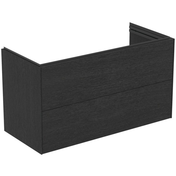 Ideal Standard Möbelwaschtischunterschrank Conca 1000x440mm 2 Auszüge Eiche geflammt, T5577Y4