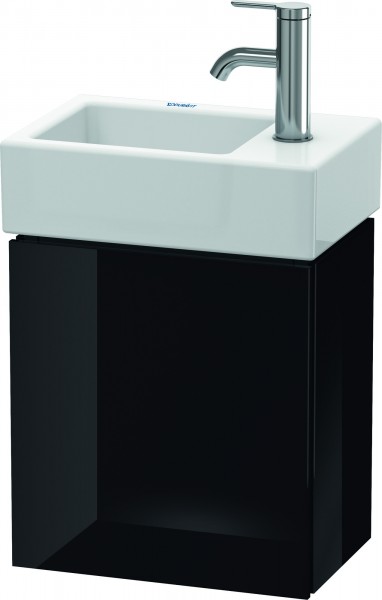 Duravit L-Cube Waschtischunterbau wandhängend Schwarz Hochglanz 364x241x400 mm - LC6293L4040