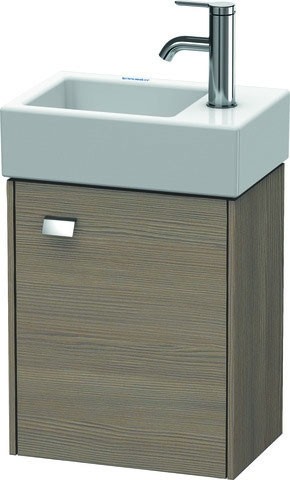 Duravit Brioso Waschtischunterbau wandhängend Eiche Terra Matt 364x239x442 mm - BR4049R1035