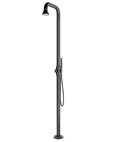 JEE-O Bloom Shower 01 freistehende Dusche, PVD gun metal, 600-6216