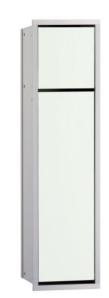 emco WC-Modul asis 150 Unterputz, 654 mm, chrom / optiwhite ohne Einbaurahmen, 974027840