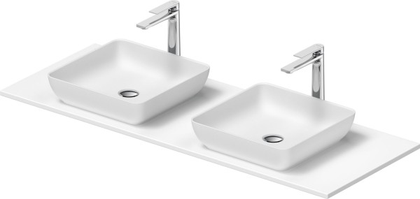 Duravit Sivida SET, Aufsatzbecken 2 r.400 weiss seidenmatt