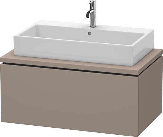 Duravit L-Cube Konsolenwaschtischunterbau wandhängend Basalt Matt 920x547x400 mm - LC581304343