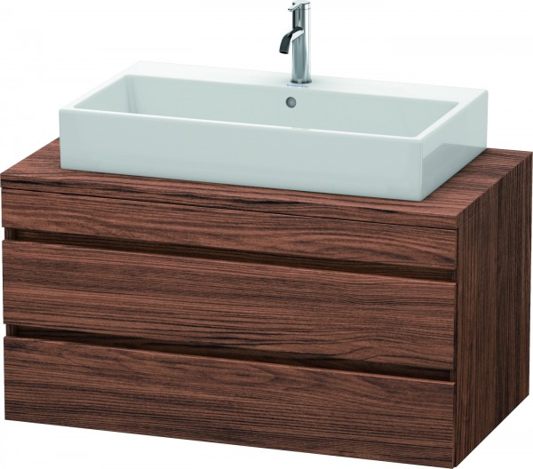 Duravit DuraStyle Konsolenwaschtischunterbau wandhängend Nussbaum dunkel Matt 1000x548x512 mm - DS53