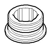 Dornbracht Nippel Ersatzteile 09240408120 D. 18,5 x 9 mm