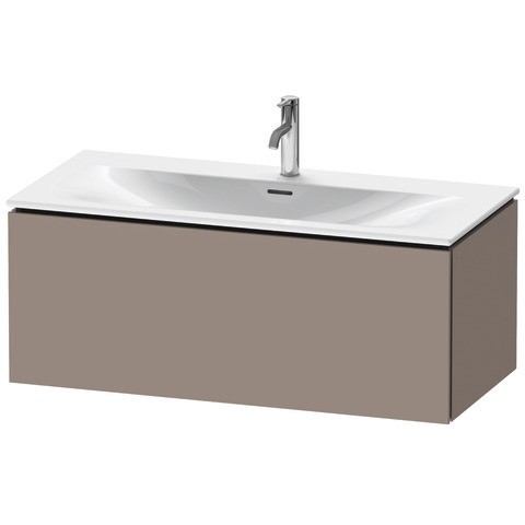 Duravit L-Cube Waschtischunterbau wandhängend Basalt Matt 1020x481x400 mm - LC6138043430E00