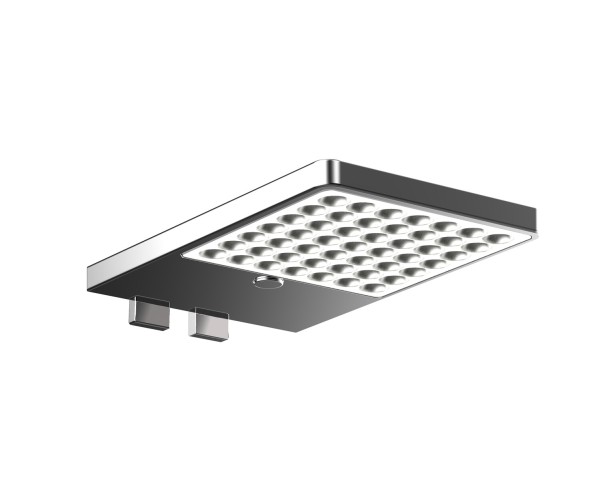 emco system 2 LED-Spiegelklemmleuchte eckig, 90 x 21, 5 x 151 mm, LED, dimmbar chrom, Energieeffizie